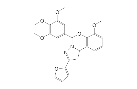 pyrazolo[1,5-c][1,3]benzoxazine, 2-(2-furanyl)-1,10b-dihydro-7-methoxy-5-(3,4,5-trimethoxyphenyl)-