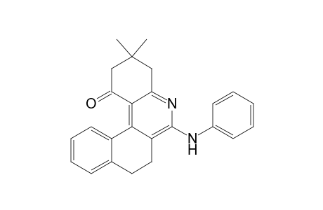 3,3-Dimethyl-6-phenylazanyl-2,4,7,8-tetrahydrobenzo[k]phenanthridin-1-one