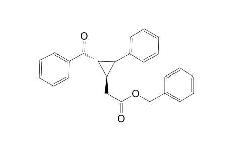 (1R,2S)-(+-)-Benzyl 2-(2-benzoyl-3-phenylcyclopropyl)acetate