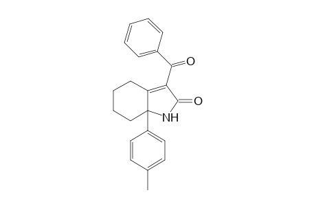 3-Benzoyl-7a-(p-tolyl)-1,4,5,6,7,7a-hexahydro-2H-indol-2-one