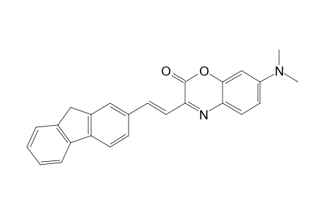 7-(dimethylamino)-3-[(E)-2-(9H-fluoren-2-yl)ethenyl]-1,4-benzoxazin-2-one