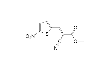 alpha-cyano-5-nitro-2-thiopheneacrylic acid, methyl ester