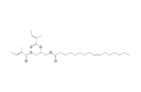 2,3-Di[(E)-2-methyl-2-butenoyloxy]propyl (Z)-9-hexadecenoate