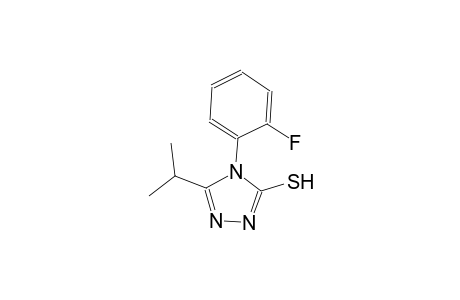 4-(2-fluorophenyl)-5-(propan-2-yl)-4H-1,2,4-triazole-3-thiol