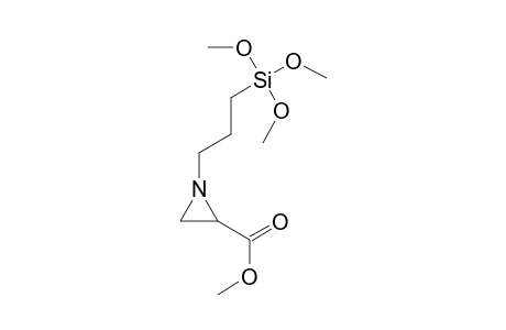 1-(3-trimethoxysilylpropyl)-2-aziridinecarboxylic acid methyl ester