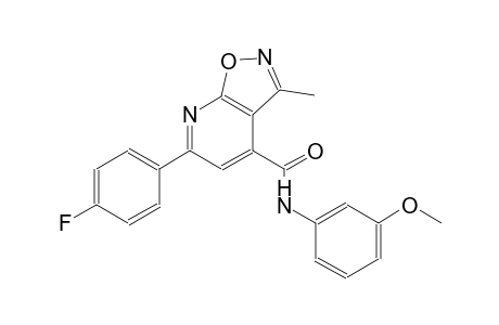 isoxazolo[5,4-b]pyridine-4-carboxamide, 6-(4-fluorophenyl)-N-(3-methoxyphenyl)-3-methyl-