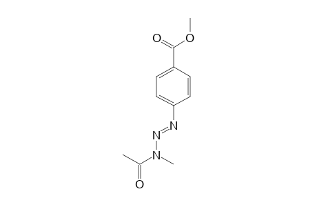 3-ACETYL-3-METHYL-1-(4-METHOXYCARBONYLPHENYL)-TRIAZEN