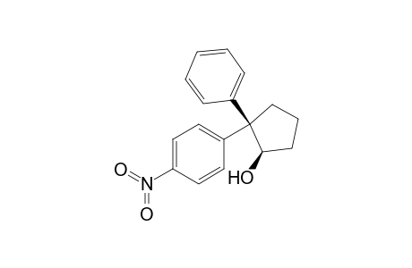 Cyclopentanol, 2-(4-nitrophenyl)-2-phenyl-, cis-