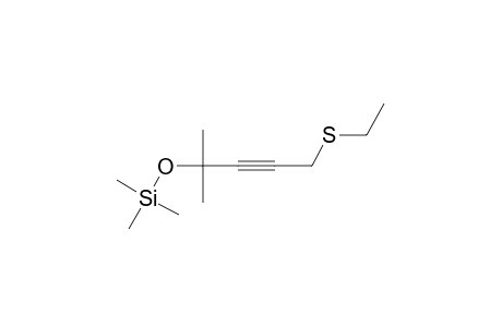[(1,1-dimethyl-4-(ethylthio)-2-butynyl)oxy]trimethylsilane
