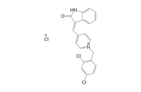 (E)-1-(2,4-Dichlorobenzyl)-4-((2-oxoindolin-3-ylidene)methyl)pyridinium chloride