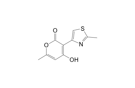 4-Hydroxy-6-methyl-3-(2-methylthiazol-4-yl)-2H-pyran-2-one