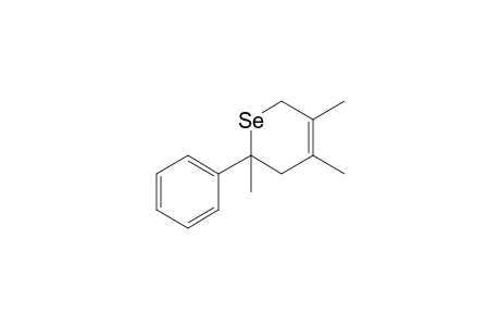 3,4,6-Trimethyl-6-phenyl-5,6-dihydro-2H-selenin