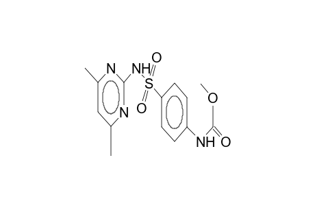 N-(4,6-dimethyl-2-pyrimidinyl)-4-methoxycarbamidobenzenesulphonamide