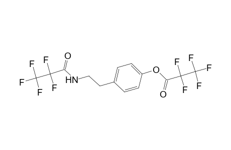 4-(2-[(2,2,3,3,3-Pentafluoropropanoyl)amino]ethyl)phenyl 2,2,3,3,3-pentafluoropropanoate