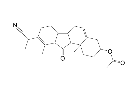 9-(1-Cyanoethyl)-10,11b-dimethyl-11-oxo-2,3,4,6,6a,6b,7,8,10a,11,11a,11b-dodecahydro-1H-benzo[a]fluoren-3-yl acetate