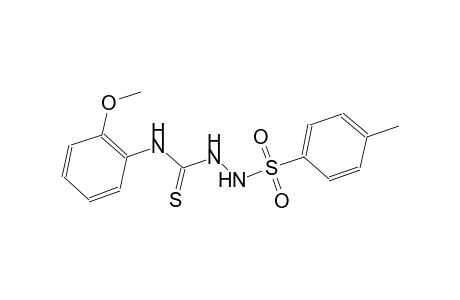 N-(2-methoxyphenyl)-2-[(4-methylphenyl)sulfonyl]hydrazinecarbothioamide