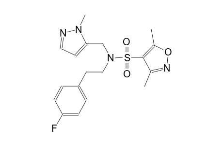 4-isoxazolesulfonamide, N-[2-(4-fluorophenyl)ethyl]-3,5-dimethyl-N-[(1-methyl-1H-pyrazol-5-yl)methyl]-