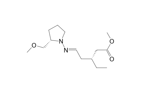 methyl-(2'S,3R)-(-)-3-ethyl-5-[2-(methoxymethyl)pyrrolidinoimino]pentanoate