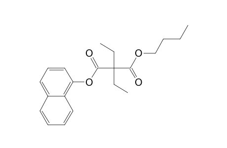 Diethylmalonic acid, butyl 1-naphthyl ester