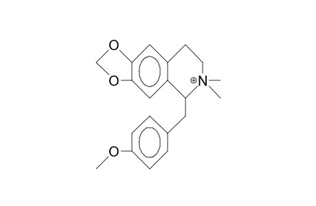 1-(4-Methoxy-benzyl)-6,7-methylendioxy-tetrahydro-isoquinoline N,N-dimethosalt