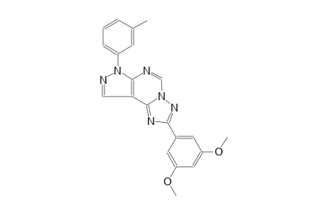 2-(3,5-dimethoxyphenyl)-7-(3-methylphenyl)-7H-pyrazolo[4,3-e][1,2,4]triazolo[1,5-c]pyrimidine