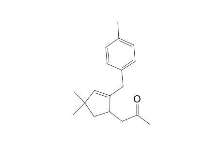 1-[4,4-Dimethyl-2-(4-methylphenyl)methyl-2-cyclopenten-1-yl]-2-propanone