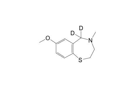5,5-Dideuterio-7-methoxy-4-methyl-2,3-dihydro-1,4-benzothiazepine