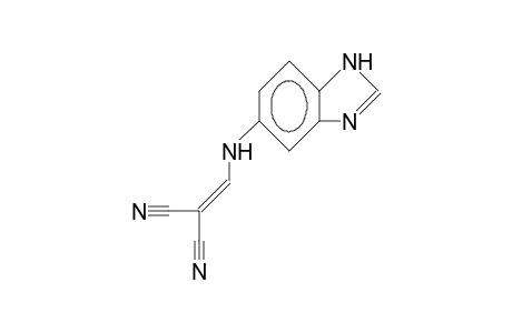3-(5-Benzimidazolyl)amino-2-cyano-prop-2-enenitrile