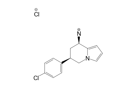 cis-6-(4-CHLORO-PHENYL)-5,6,7,8-TETRAHYDRO-INDOLIZIN-8-YL-AMMONIUM-CHLORIDE