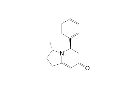 trans-3-Methyl-5-phenyl-2,3,5,6-tetrahydro-7(1H)-indolizinone