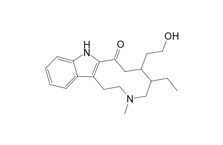 8H-Azecino[5,4-b]indol-8-one, 5-ethyl-1,2,3,4,5,6,7,9-octahydro-6-(2-hydroxyethyl)-3-methyl-, [5R-(5R*,6S*)]-