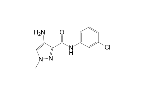 Pyrazole-3-carboxamide, 4-amino-1-methyl-N-(3-chlorophenyl)-