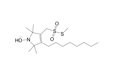 2,5-Dihydro-3-(methanethiosulfonylmethyl)-2,2,5,5-tetramethyl-4-octyl-1H-pyrrol-1-yloxyl radical