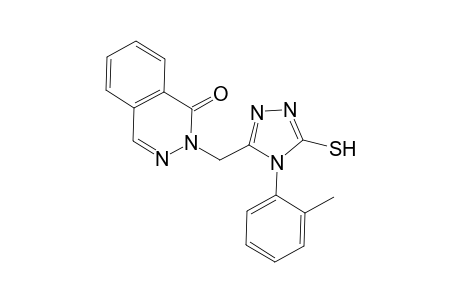 1(2H)-Phthalazinone, 2-[[5-mercapto-4-(2-methylphenyl)-4H-1,2,4-triazol-3-yl]methyl]-