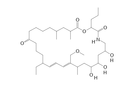 (12Z,14E)-16-ethyl-6,8,9-trihydroxy-12-(methoxymethyl)-11,25,27-trimethyl-2-propyl-1-oxa-4-azacyclooctacosa-12,14-diene-3,20,28-trione