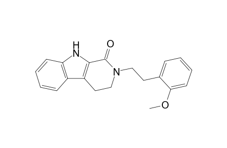2-[2-(2-Methoxyphenyl)ethyl]-2,3,4,9-tetrahydropyrido[3,4-b]indol-1-one