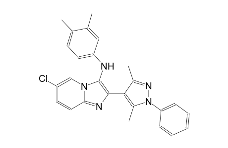 6-chloro-N-(3,4-dimethylphenyl)-2-(3,5-dimethyl-1-phenyl-1H-pyrazol-4-yl)imidazo[1,2-a]pyridin-3-amine