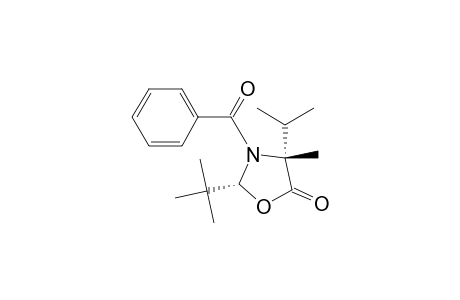 5-Oxazolidinone, 3-benzoyl-2-(1,1-dimethylethyl)-4-methyl-4-(1-methylethyl)-, (2R-cis)-