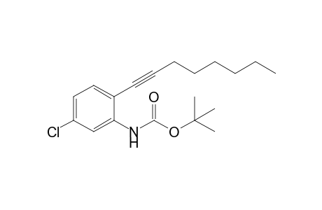 t-Butyl [5-chloro-2-(oct-1-ynyl)phenyl]carbamate