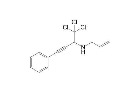 N-(4,4,4-Trichloro-1-phenylbut-1-yn-3-yl)-2-propenylamine