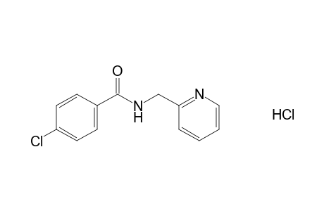 p-chloro-N-[(2-pyridyl)methyl]benzamide, monohydrochloride