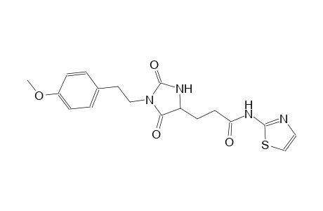 4-imidazolidinepropanamide, 1-[2-(4-methoxyphenyl)ethyl]-2,5-dioxo-N-(2-thiazolyl)-, (4S)-