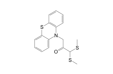 1,1-bis(methylsulfanyl)-3-phenothiazin-10-yl-propan-2-one