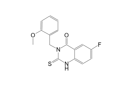 4(1H)-quinazolinone, 6-fluoro-2,3-dihydro-3-[(2-methoxyphenyl)methyl]-2-thioxo-