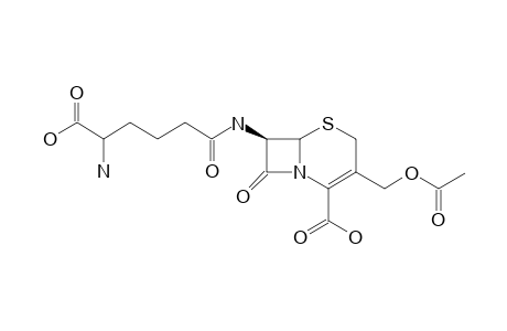 (7R)-3-(acetoxymethyl)-7-[(5-amino-6-hydroxy-6-keto-hexanoyl)amino]-8-keto-5-thia-1-azabicyclo[4.2.0]oct-2-ene-2-carboxylic acid