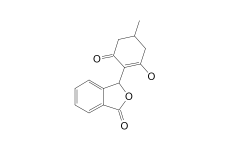 3-(2-HYDROXY-4-METHYL-6-OXOCYCLOHEX-1-ENYL)-ISOBENZOFURAN-1(3H)-ONE