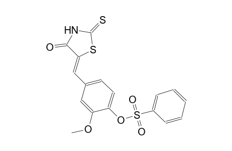 4-thiazolidinone, 5-[[3-methoxy-4-[(phenylsulfonyl)oxy]phenyl]methylene]-2-thioxo-, (5Z)-