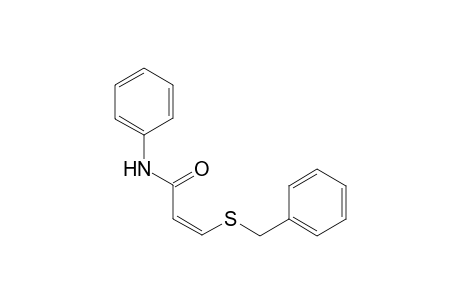 (Z)-3-(Benzylsulfanyl)-N-phenylpropenamide
