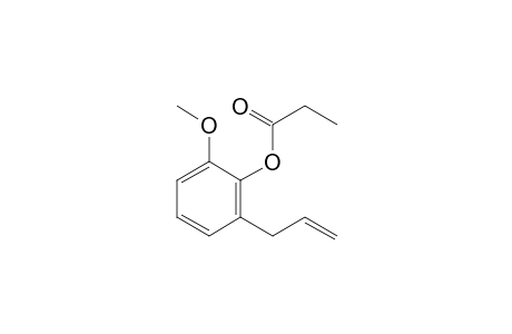 2-allyl-6-methoxyphenyl propanoate