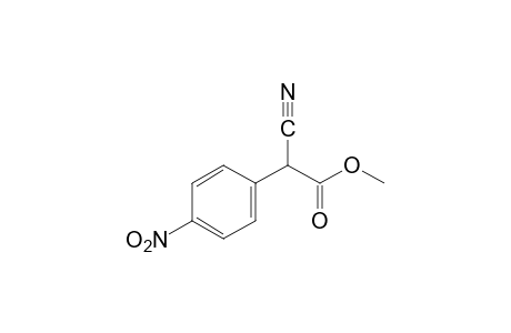 cyano(p-nitrophenyl)acetic acid, methyl ester